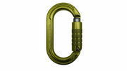 ALL GEAR GREEN OVAL CARABINER AGCBG