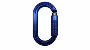 ALL GEAR BLUE ALUMINUM OVAL CARABINER AGCBB