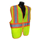 MESH TWO TONE VEST 3.5oz Poly Mesh Medium LHV-5ANSI-CT-M
