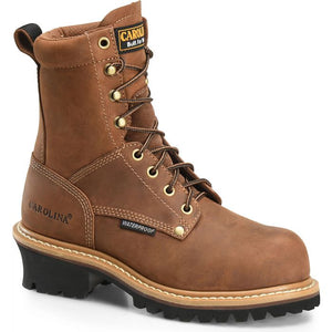 Carolina Shoe Women’s Elm 8” Waterproof Comp Toe Logger CA1435-M-7