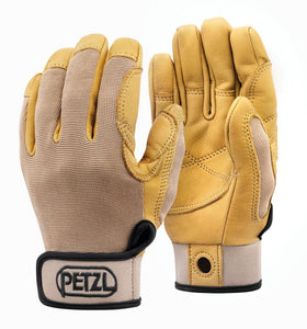 Petzl CORDEX Lightweight Belay/rappel Gloves Tan XLarge K52 XLT