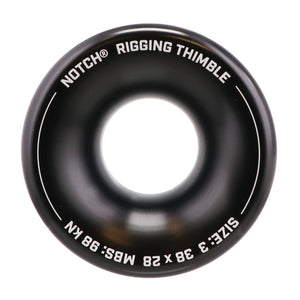 Notch Hard Coated Rigging Thimble Size 3 (38mm x 28mm) 36335