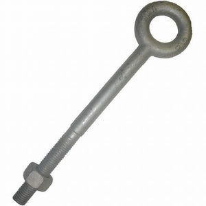 Eye Bolt Galvanized Steel 1/2 x 18" without Washer 24402W