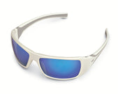 Stihl White Ice Glasses, Silver Mirror, ANSI Z87.1 7010 884 0365