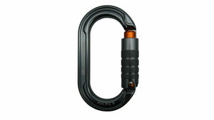 ALL GEAR GRAPHITE OVAL CARABINER AGCBGR