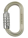 Petzl OXAN Oval Steel Carabiner TRIACT-LOCK 38kN