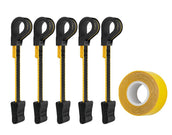 Petzl TOOLINK S & TOOLTAPE attachment for tools weighing up to 2.3 kg with TOOLTAPE