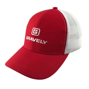 GRAVELY RED/WHITE HAT C402
