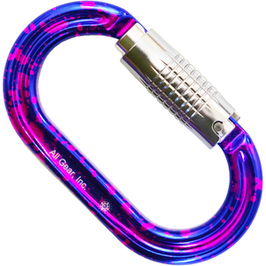 All Gear Oval Carabiner Ultra Violet 24kN