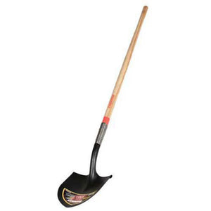 Razorback #2 Round Pt Shovel w/ Rolled Step, Open Back, 48" Ash Handle 97191 ***Pick Up Only***