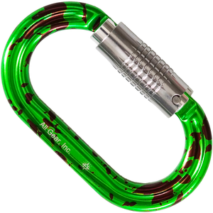 All Gear Oval Carabiner Green 24kN