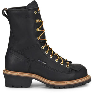 Carolina Shoe 8" WATERPROOF LACE TO TOE STEEL TOE LOGGER CA9825-2E-11